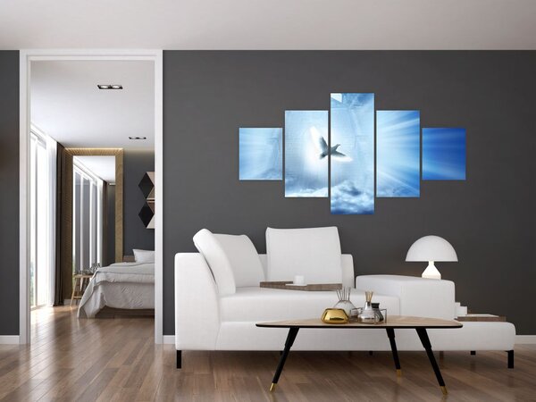 Obraz - Boží holubice (125x70 cm)