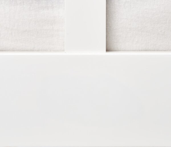 Postel se 2 zásuvkami Borovicové dřevo OLENDON 140 x 200 cm Bílá
