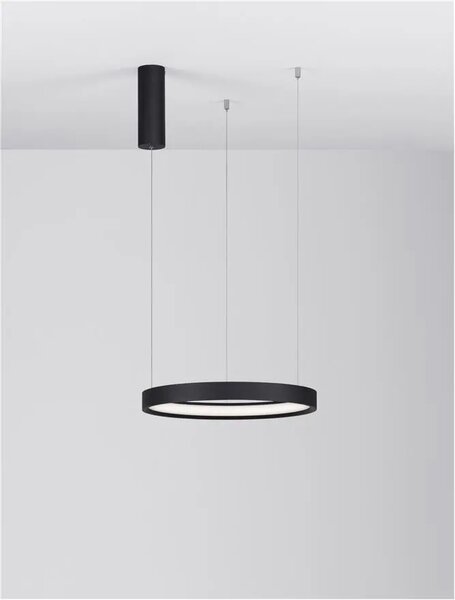 LED lustr Perrine 40 černé