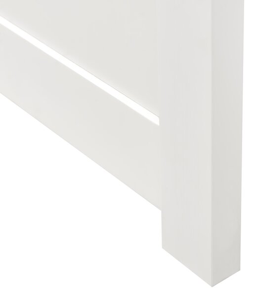 Postel Borovicové dřevo OLENDON 90 x 200 cm Bílá