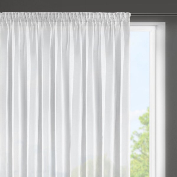ZÁCLONA NA PÁSCE ESEL 350X150 CM BÍLÁ