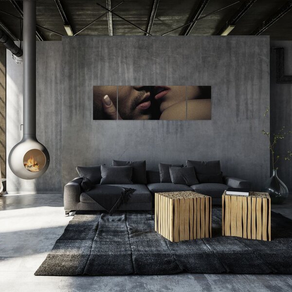 Obraz - Polibek (170x50 cm)