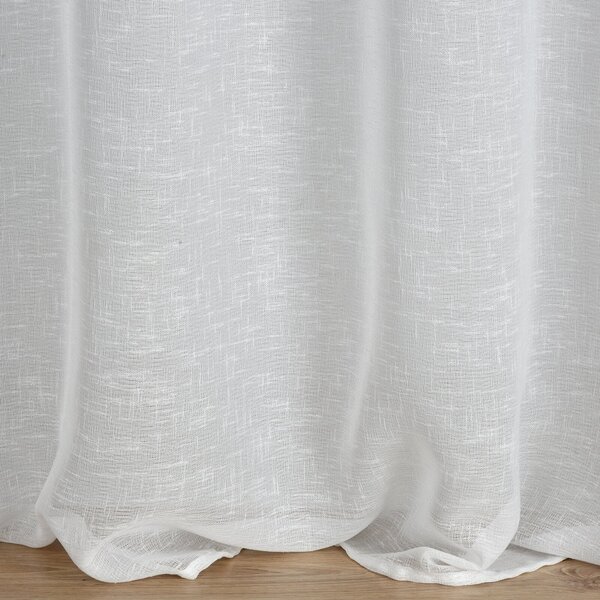 ZÁCLONA NA KROUŽCÍCH LEXY 300 CM X 250 CM CM BÍLÁ