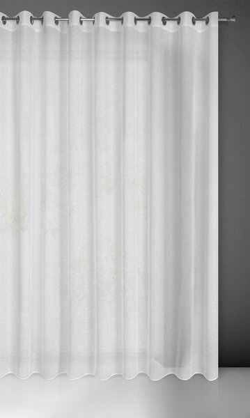 ZÁCLONA NA KROUŽCÍCH LEXY 300 CM X 250 CM CM BÍLÁ