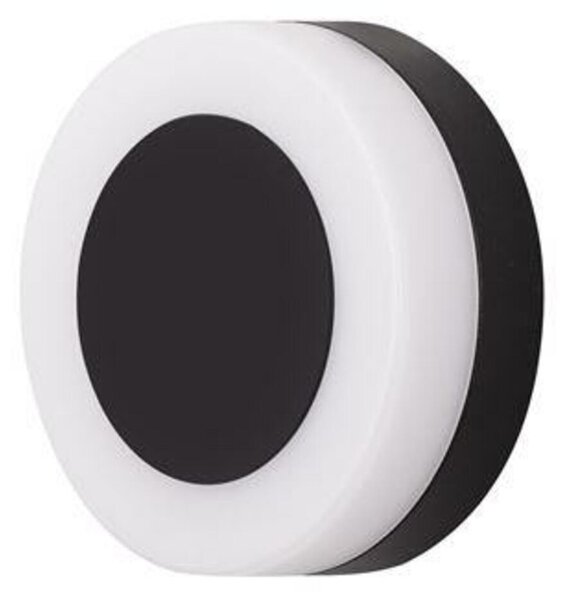 Nova Luce Elegantní kruhové nástěnné svítidlo TUNE - 9 W, 620 lm, 3000 K, bílo-černá NV 9529713