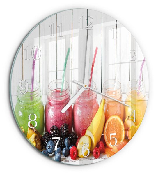 Skleněné hodiny na stěnu Smoothie zsob-fi30-00090977