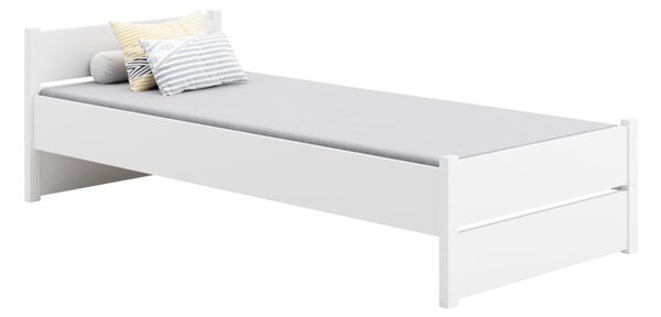 Dětská postel MARCELO + matrace, 90x200, bílá