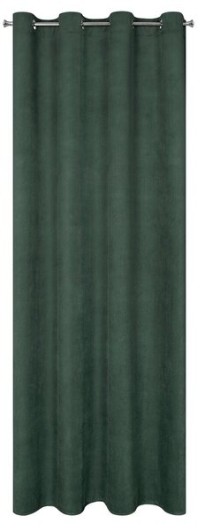 ZATEMŇOVACÍ ZÁVĚS NA KROUŽCÍCH MILO 140X250 CM ZELENÁ