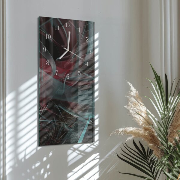 Skleněné hodiny vertikální Vzor zsppb-30x60-00086392
