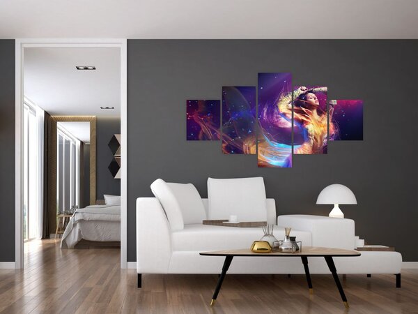 Obraz mystické ženy (125x70 cm)
