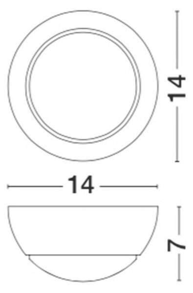Nova Luce Kovové nástěnné LED svítidlo Odin s možností vyklopení - pr. 140 x 70 mm, 5 W, černá NV 910162