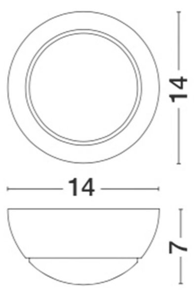 Nova Luce Kovové nástěnné LED svítidlo Odin s možností vyklopení - pr. 140 x 70 mm, 5 W, bílá NV 910161