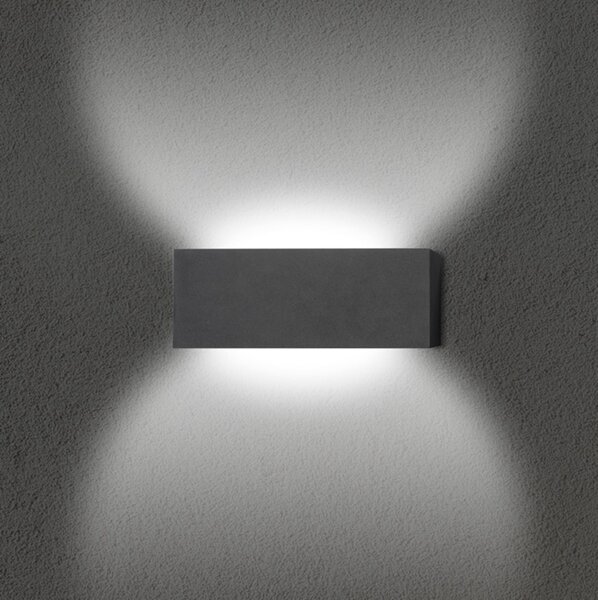 Ecolite SMD venkovní svítidlo 12W, 1050lm, 4000K, IP54, antracit Z1233-12W