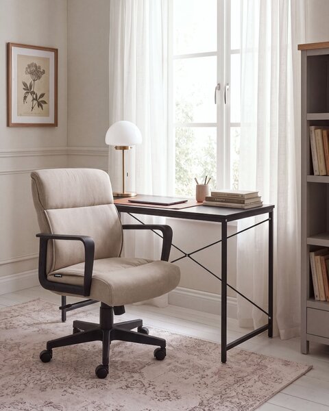 Kancelářská židle BYRON Tkanina Béžová