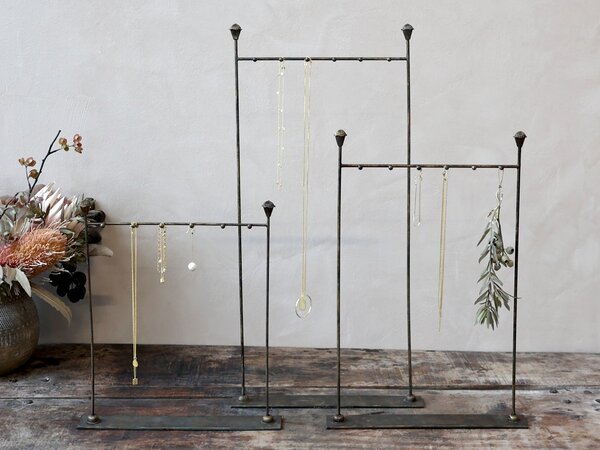 Bronzová antik závěsná šperkovnice na šperky a řetízky Vio - 33*6*65 cm - Chic Antique