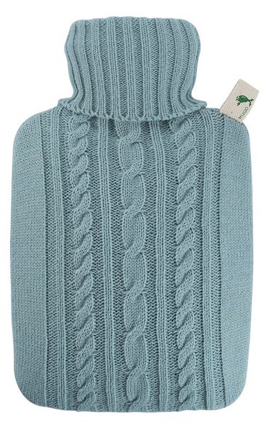 Termofor Hugo Frosch Classic pletený obal, 1,8 l, modrá