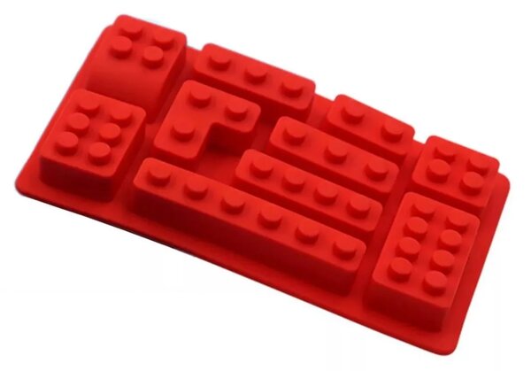 Zaparkorun Silikonová forma na led ve tvaru kostek LEGO