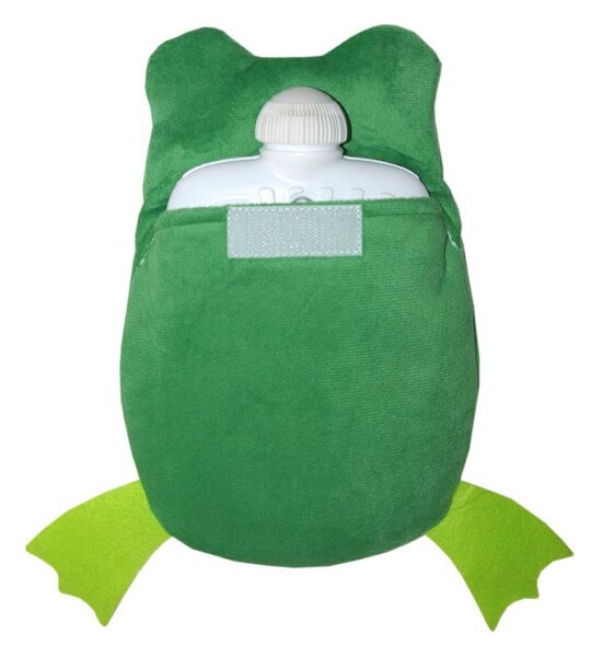 Termofor Hugo Frosch Eco Comfort - žába, 0,8 l, zelená