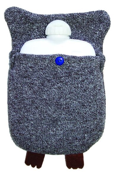 Termofor Hugo Frosch Eco Comfort - sova, 0,8 l, šedá