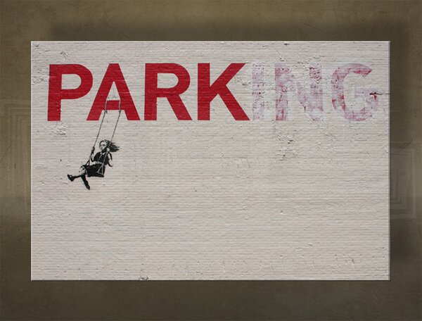 Obraz na plátně 1 dílný Street ART - Banksy