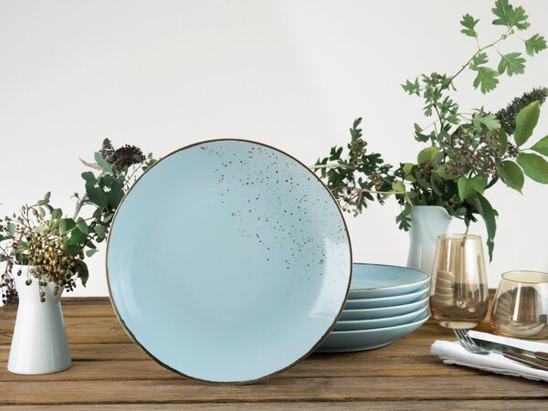 SADA MĚLKÝCH TALÍŘŮ, keramika, 27 cm Creatable - Online Only nádobí, Online Only