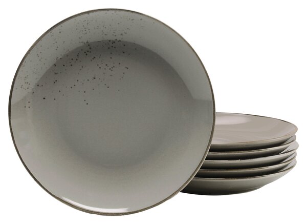 SADA MĚLKÝCH TALÍŘŮ, keramika, 27 cm Creatable - Online Only nádobí, Online Only