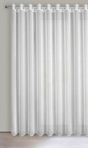 ZÁCLONA NA KROUŽCÍCH SONIA 300 CM X 250 CM CM BÍLÁ