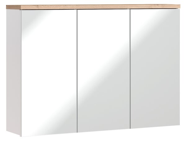 Koupelnová sestava BALI White Bali: skříňka se zrcadlem 100 - 845 (69 x 100 x 20 cm)