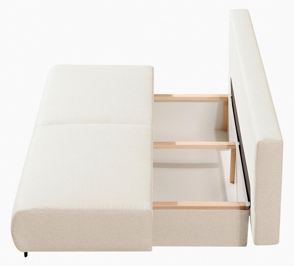 ROZKLÁDACÍ POHOVKA, textil, přírodní barvy Livetastic - Rozkládací pohovky, Online Only