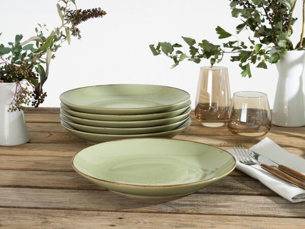 SADA MĚLKÝCH TALÍŘŮ, keramika, 27 cm Creatable - Online Only nádobí, Online Only