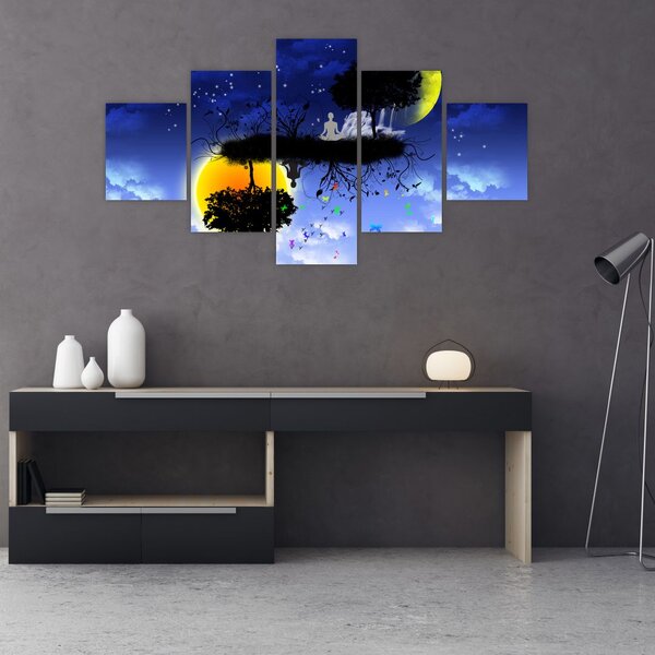Obraz - Reflekce rovnováhy (125x70 cm)