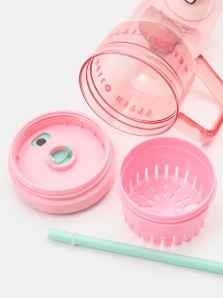 Sinsay - Hrnek s uchem a brčkem Hello Kitty - vícebarevná