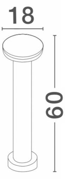 Nova Luce Zahradní lampa SUITE - 12 W, 480 lm, 3000 K, černá NV 9207168