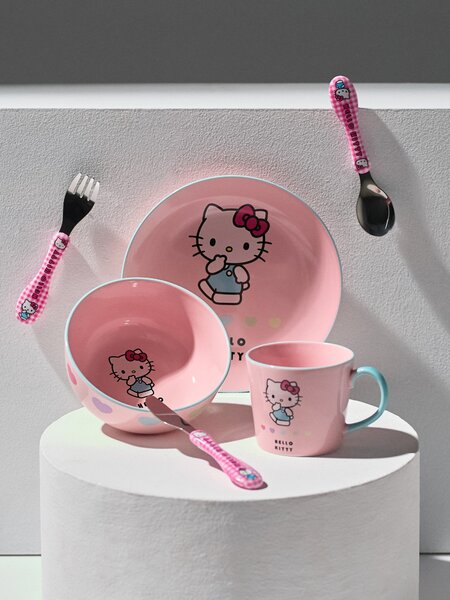 Sinsay - Sada příborů 3 baleni Hello Kitty - růžová