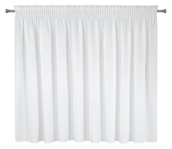 ZÁCLONA NA PÁSCE VIOLA 400X145 CM BÍLÁ