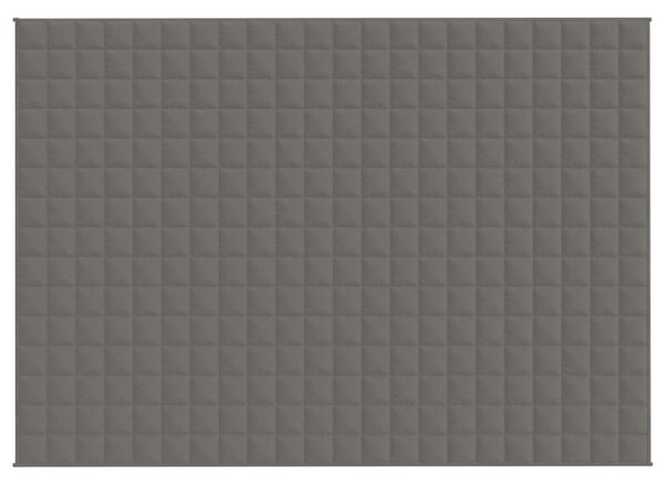 Zátěžová deka šedá 155 x 220 cm 7 kg textil