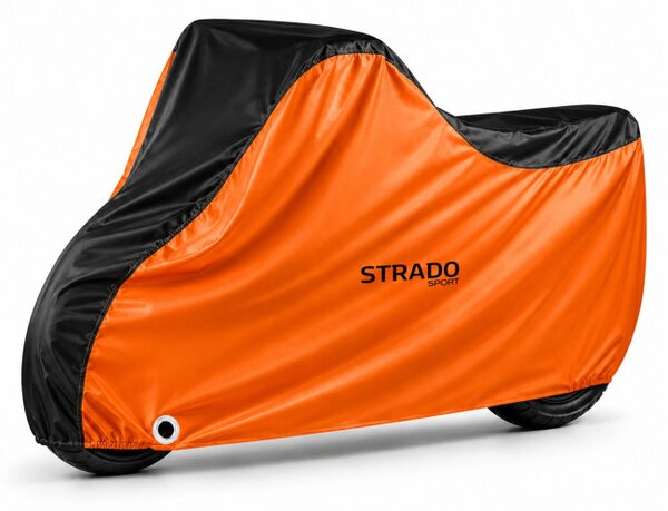 Nepromokavá ochranná plachta na kolo XXL oranžová
