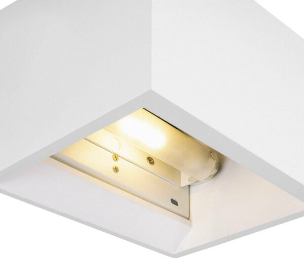 BIG WHITE SLV PLASTRA QT-DE12 WL vnitřní nástěnné svítidlo, bílé 1002238