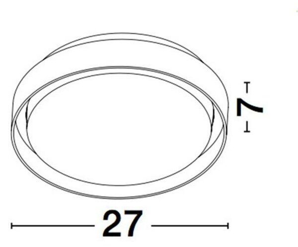 Nova Luce Venkovní stropní svítidlo OLIVER - 20 W, 1550 lm, 3000 K, černá NV 9944603