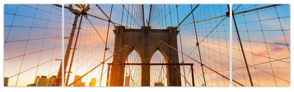 Obraz - Brooklynský most, Manhattan, New York (170x50 cm)