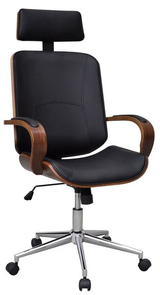 Otočná kancelářská židle Ritter s opěrkou hlavy | umělá kůže