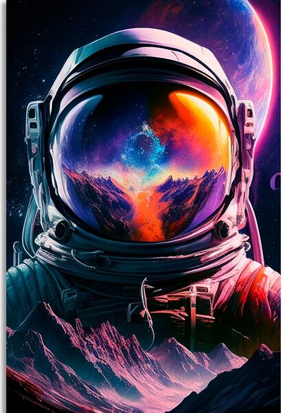 Obraz portrét astronauta