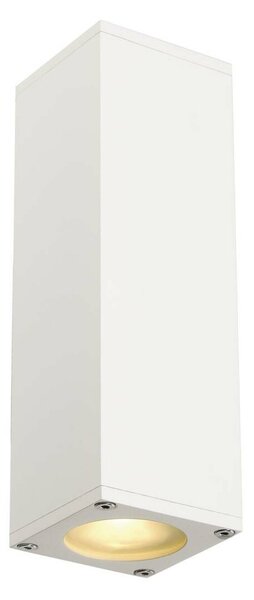 BIG WHITE SLV THEO, nástěnné svítidlo, QPAR51, hranaté, up/down, bílé, max. 100 W 1000327