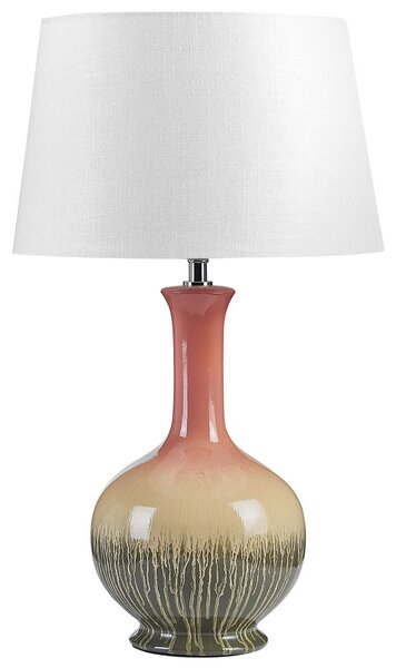 Keramická stolní lampa barevná NIZAO