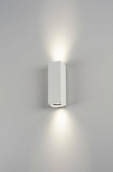 BIG WHITE SLV THEO, nástěnné svítidlo, QPAR51, hranaté, up/down, bílé, max. 100 W 1000327