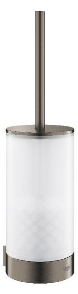 Grohe Selection - WC štětka nástěnná s držákem, sklo/kartáčovaný Hard Graphite 41076AL0