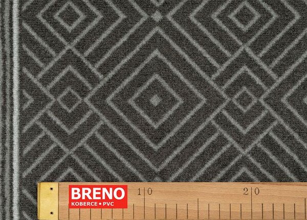 Breno Běhoun TESSERA 97 - tmavě šedý, šíře 67 cm, Šedá