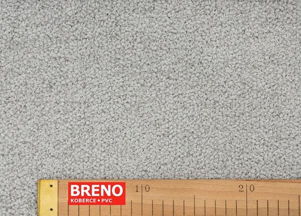 Breno Metrážový koberec PARTY 815 - šedý, šíře 400 cm, Šedá