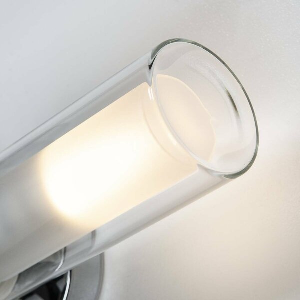 BIG WHITE SLV Nástěnné svítidlo WL 106 zdvojené sklo, chrom 2xE14 1002229