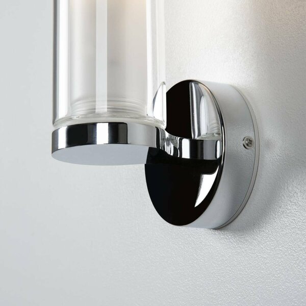 BIG WHITE SLV Nástěnné svítidlo WL 105 chrom, zdvojené sklo, 1xE14 1002228